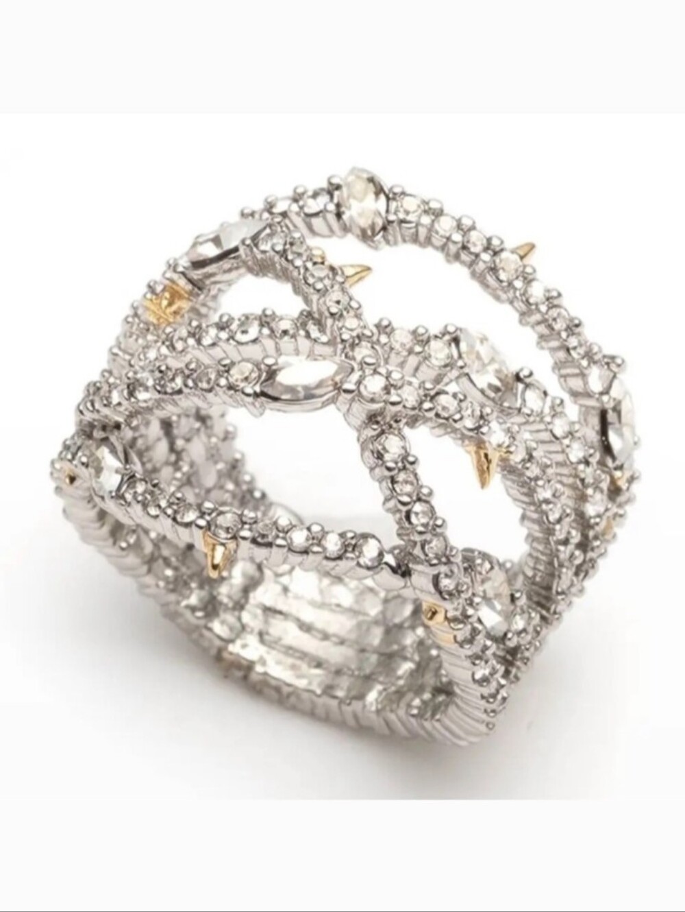 Alexis Bittar Pave Orbiting Ring Size 7